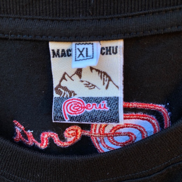 LIKE NEW PERU BRAND T-SHIRT COLOR BLACK | SIZE: XL - Picture 4 of 5